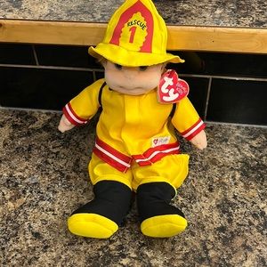 Ty Beanie Fire Fighter “Buzz”